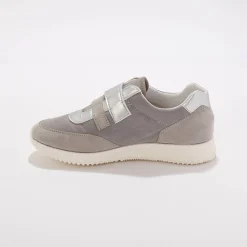 Baskets En Sneakers|Schoenen<Blancheporte Sneakers met scratchsluiting, in rekbaar materiaal, speciaal voor gevoelige voeten grijs