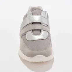 Baskets En Sneakers|Schoenen<Blancheporte Sneakers met scratchsluiting, in rekbaar materiaal, speciaal voor gevoelige voeten grijs