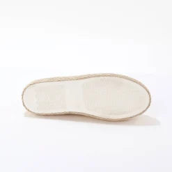 Baskets En Sneakers|Schoenen<Blancheporte Sneakers met sleehak en koordzool vlaskleur