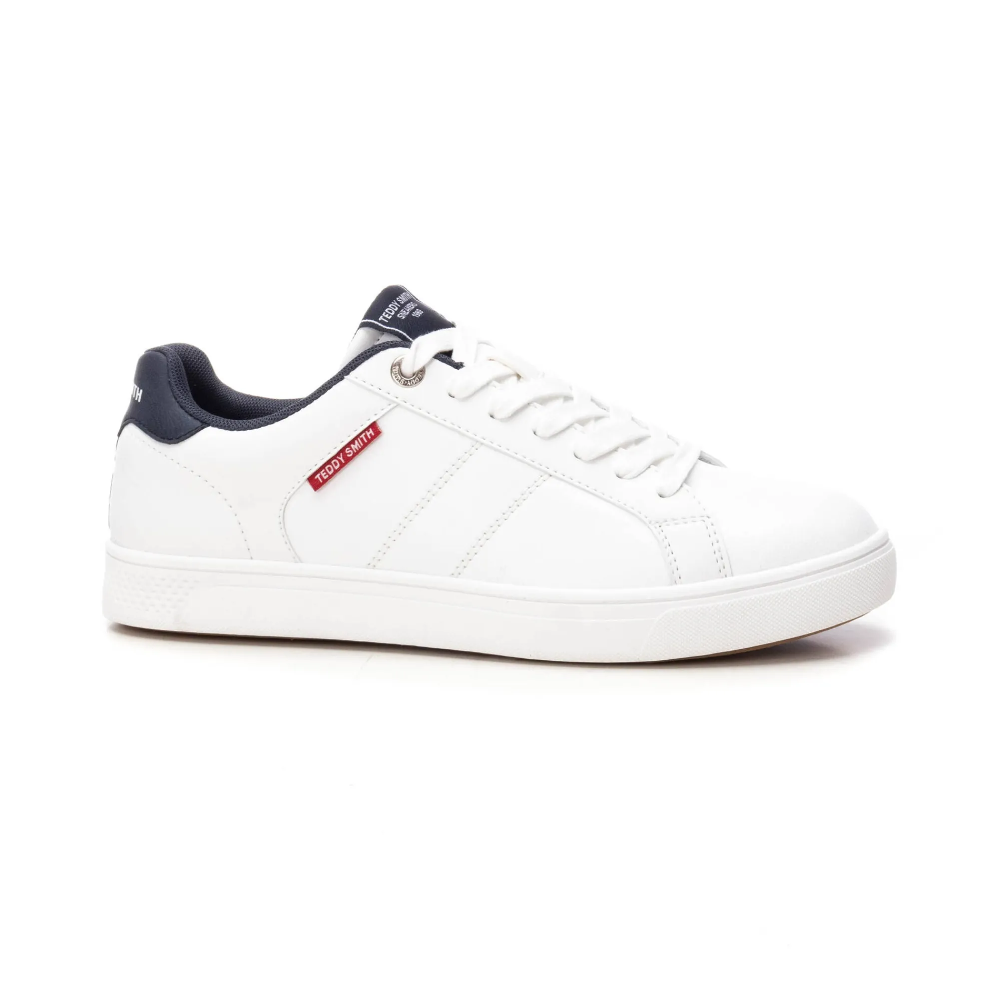 Schoenen|Schoenen Heren<Teddy Smith Sneakers met veters wit