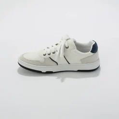 Schoenen|Schoenen Heren<Blancheporte Sneakers met veters en contrasterende details wit