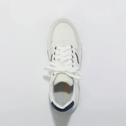 Schoenen|Schoenen Heren<Blancheporte Sneakers met veters en contrasterende details wit