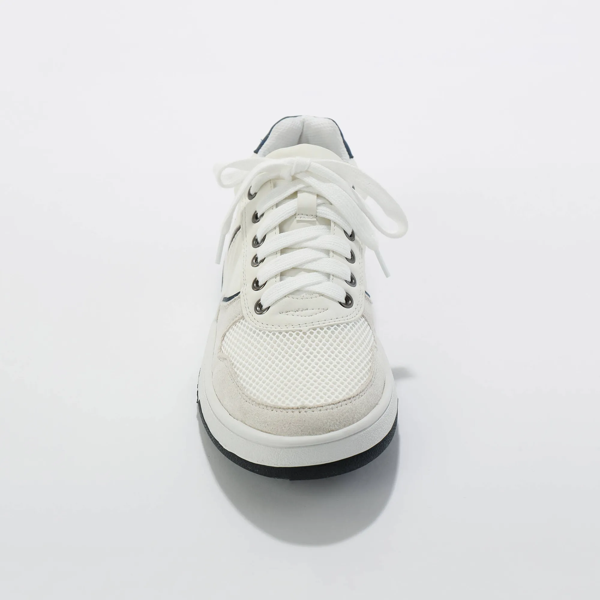 Schoenen|Schoenen Heren<Blancheporte Sneakers met veters en contrasterende details wit