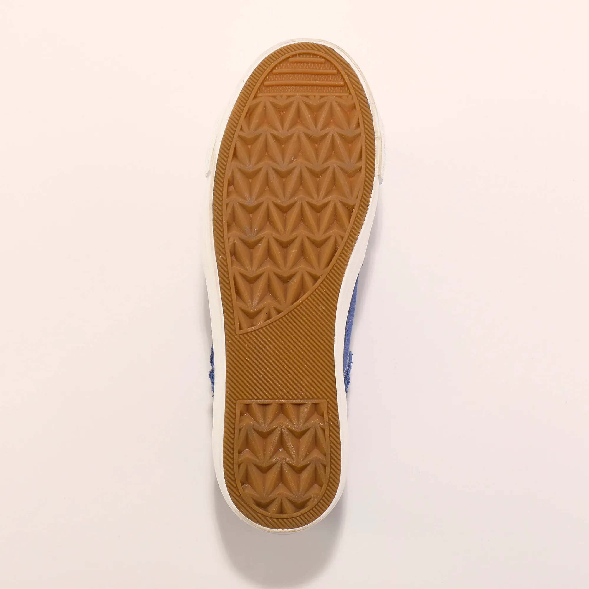Baskets En Sneakers|Schoenen<Blancheporte Sneakers met veters, verwassen canvas met sierstiksel blauw