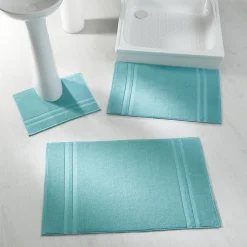 Badmatje<Blancheporte Snel droog' badmatje laguneblauw