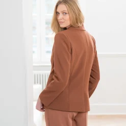 Jas En Mantel<Blancheporte Soepel blazerjasje, lange mouwen karamel