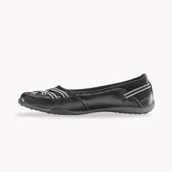 Ballerina's|Schoenen<Blancheporte Soepele ballerina's in leer - zwart