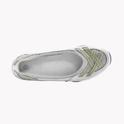 Ballerina's|Schoenen<Blancheporte Soepele ballerina's in leer wit