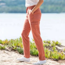 Broek<Blancheporte Soepele cargobroek paprika