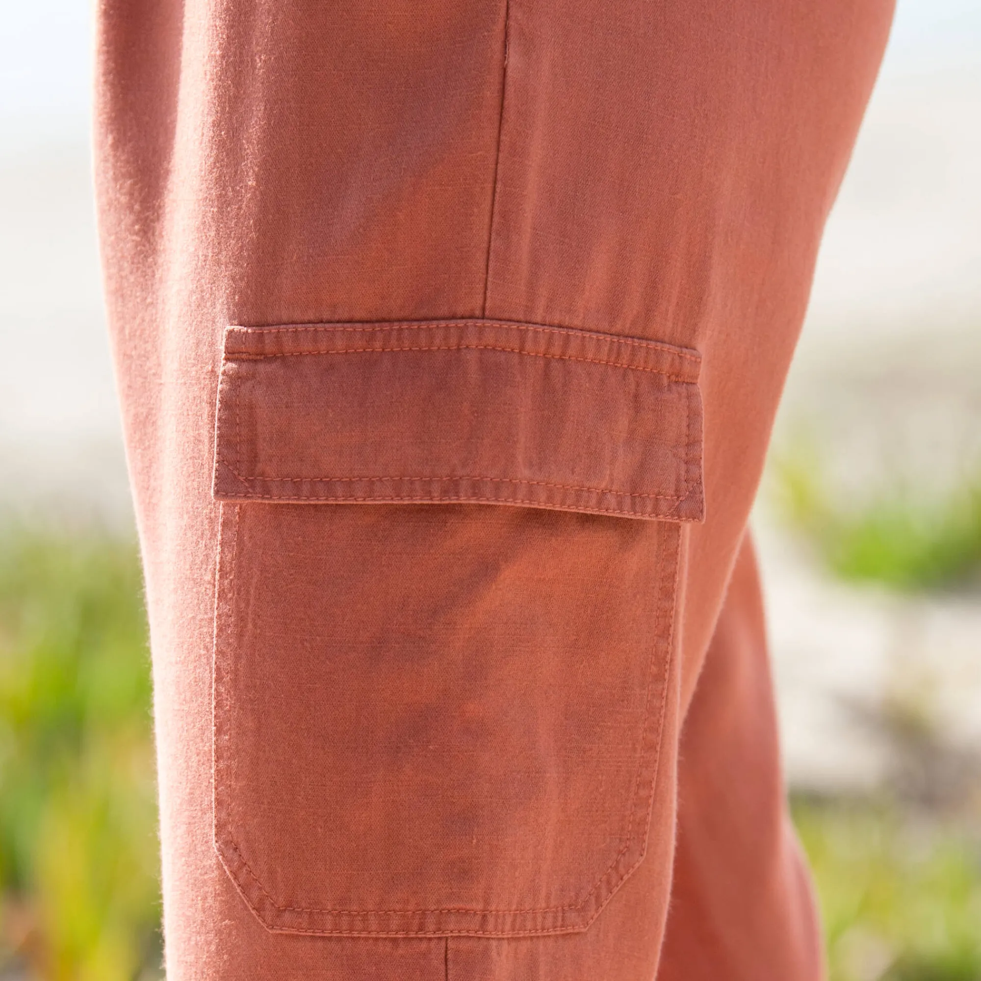 Broek<Blancheporte Soepele cargobroek paprika
