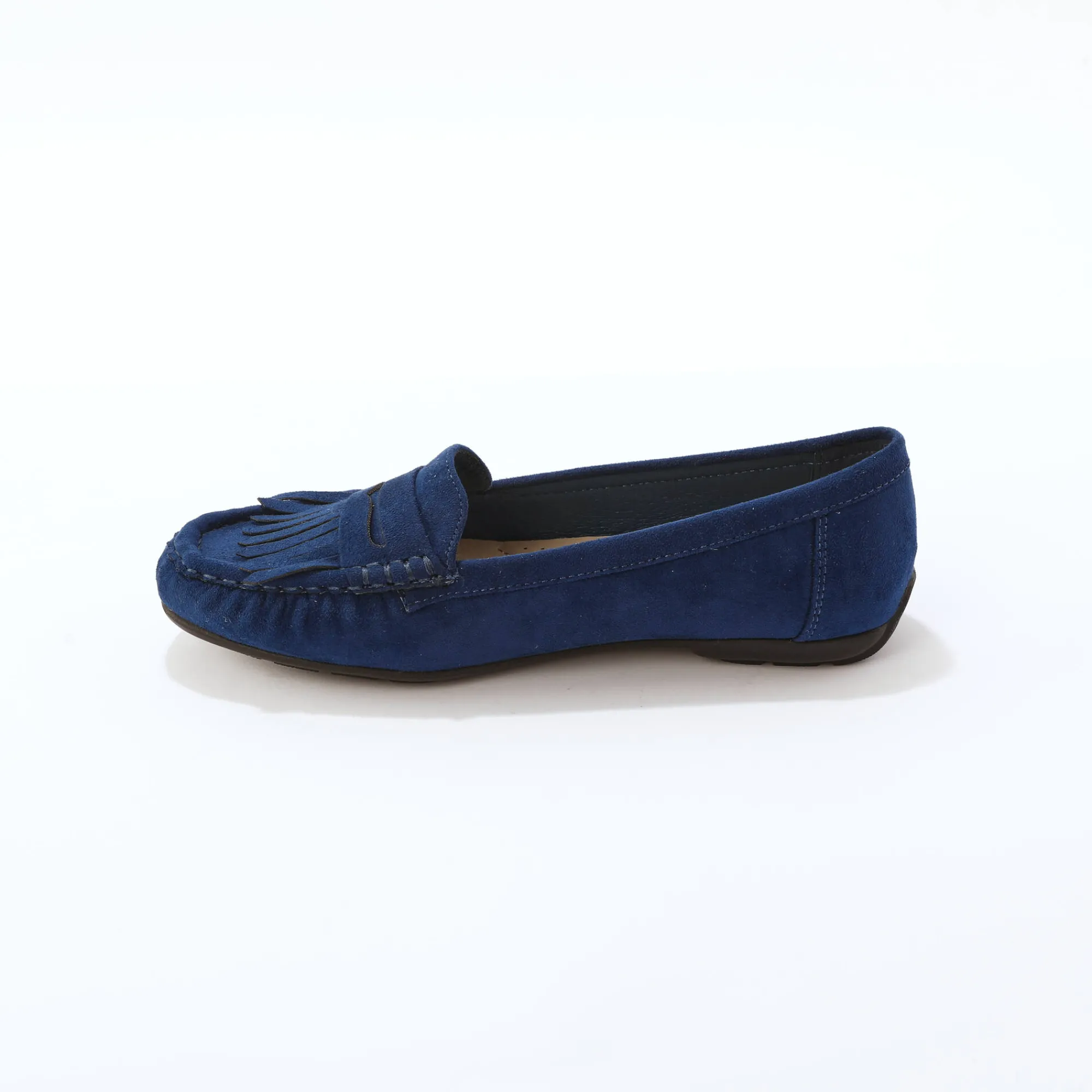 Derby's En Mocassins|Schoenen<Blancheporte Soepele mocassins in microvezeltextiel marine