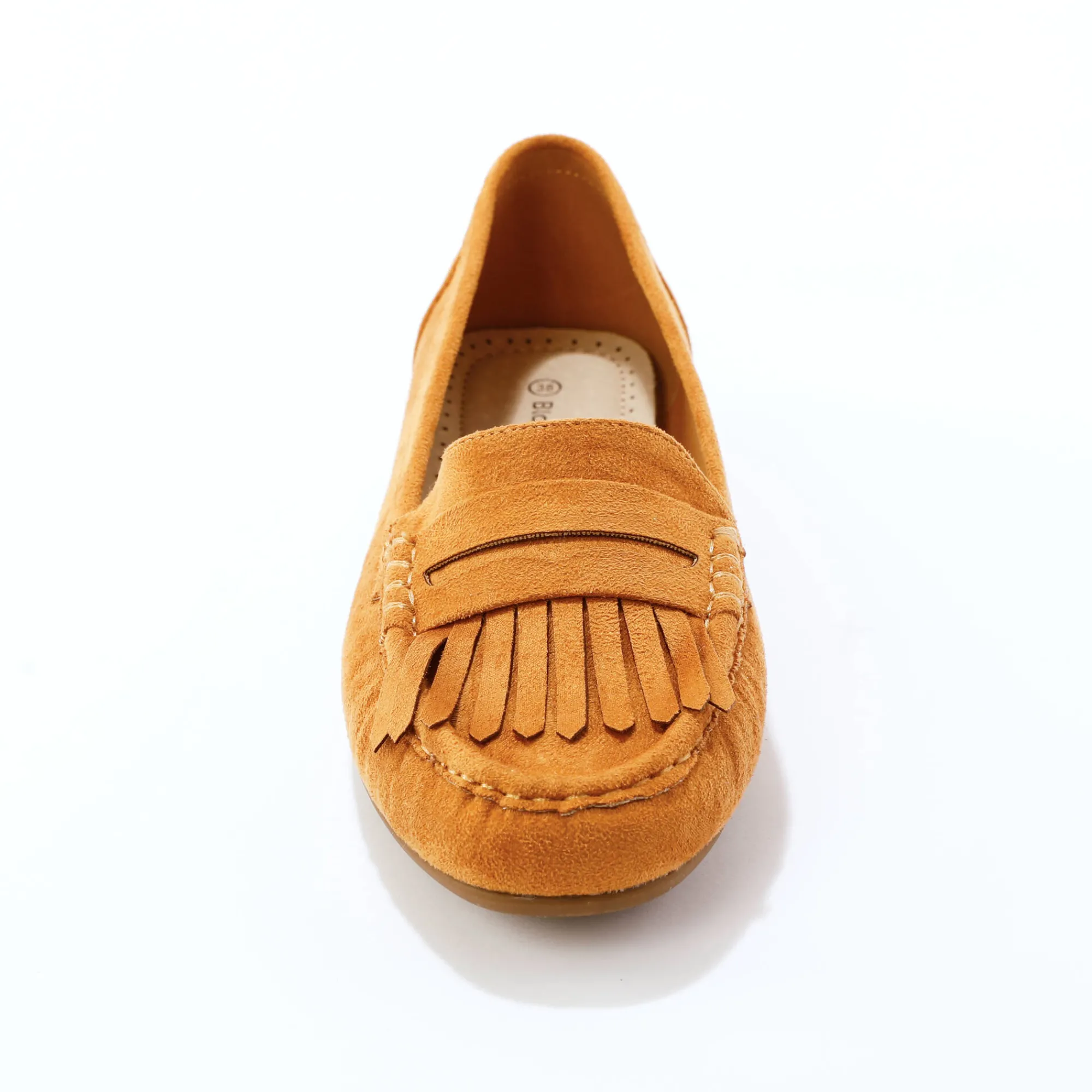 Derby's En Mocassins|Schoenen<Blancheporte Soepele mocassins in microvezeltextiel donkerbeige