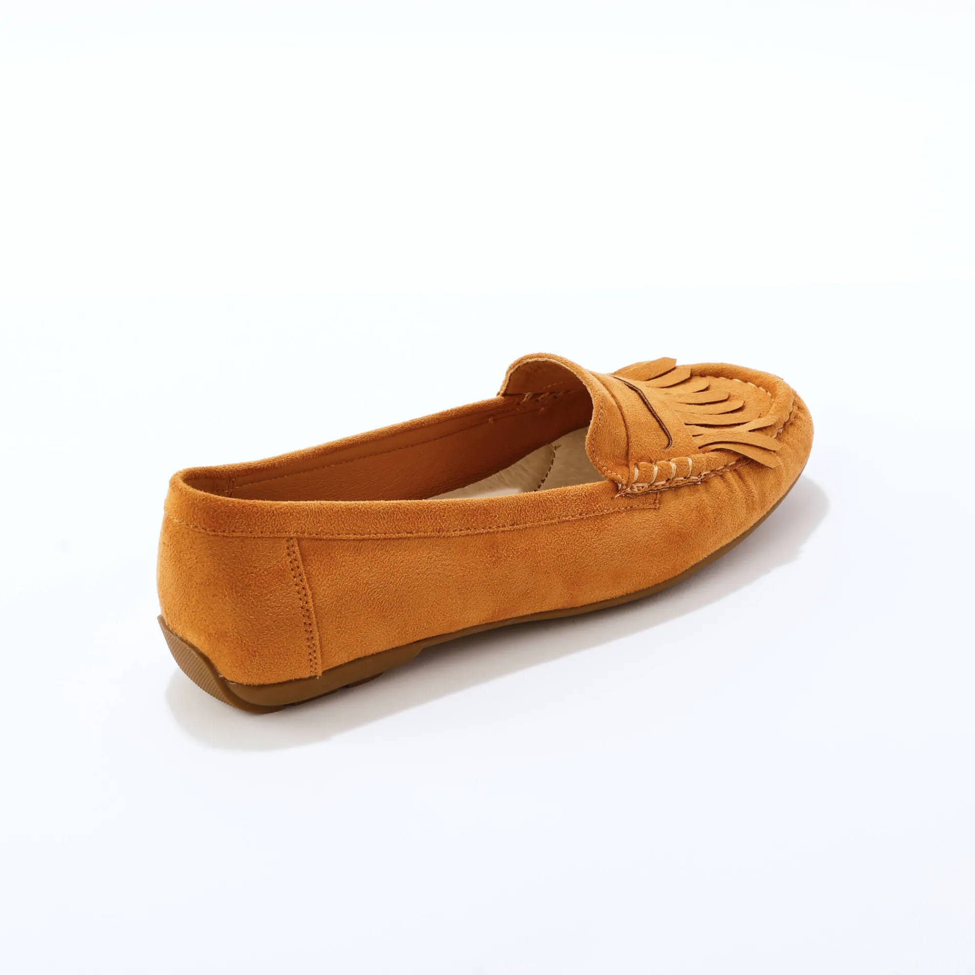 Derby's En Mocassins|Schoenen<Blancheporte Soepele mocassins in microvezeltextiel donkerbeige