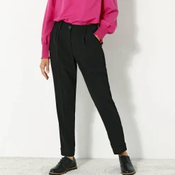 Feestoutfits Dames|Broek<Blancheporte Soepele, nauwsluitende 7/8-broek zwart