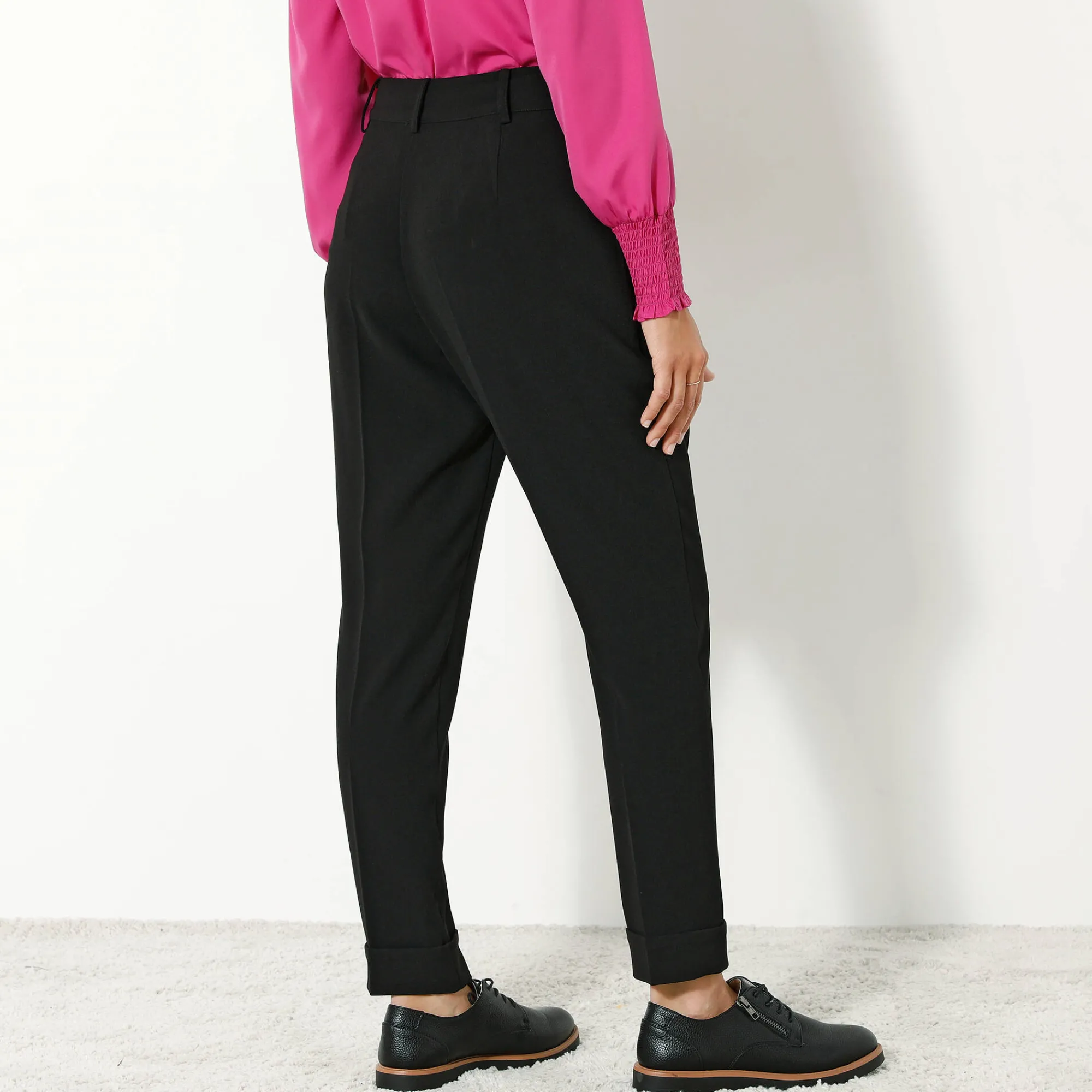 Feestoutfits Dames|Broek<Blancheporte Soepele, nauwsluitende 7/8-broek zwart