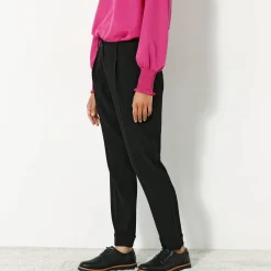Feestoutfits Dames|Broek<Blancheporte Soepele, nauwsluitende 7/8-broek zwart
