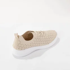 Baskets En Sneakers|Schoenen<Blancheporte Soepele sneakers met ajour beige