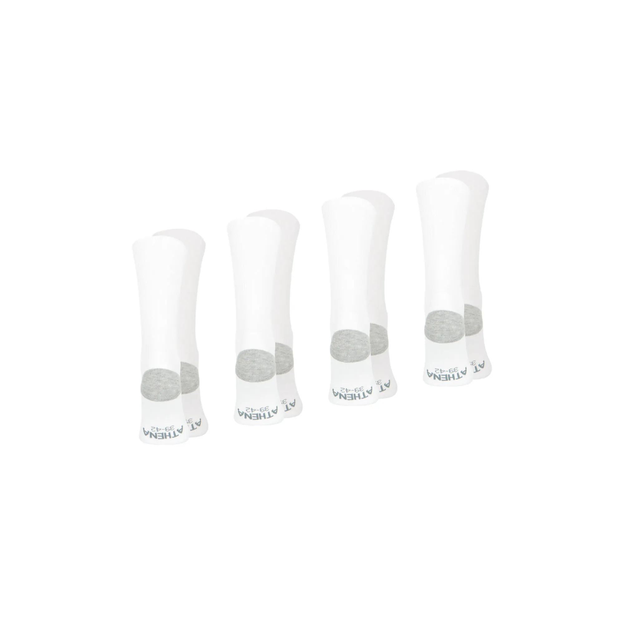 Ondergoed<Athena Sokken Ecopack Sport ® - set van 4 paar wit