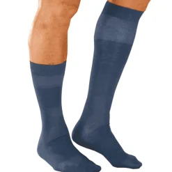 Ondergoed<Labonal Sokken in fil d'Ecosse met masserend effect - set van 2 paar blauw