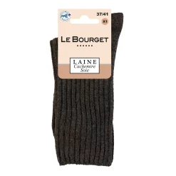 Panty’s, Kniekousen En Sokken<Le Bourget Sokken in modal met kasjmier en zijde marron glacé