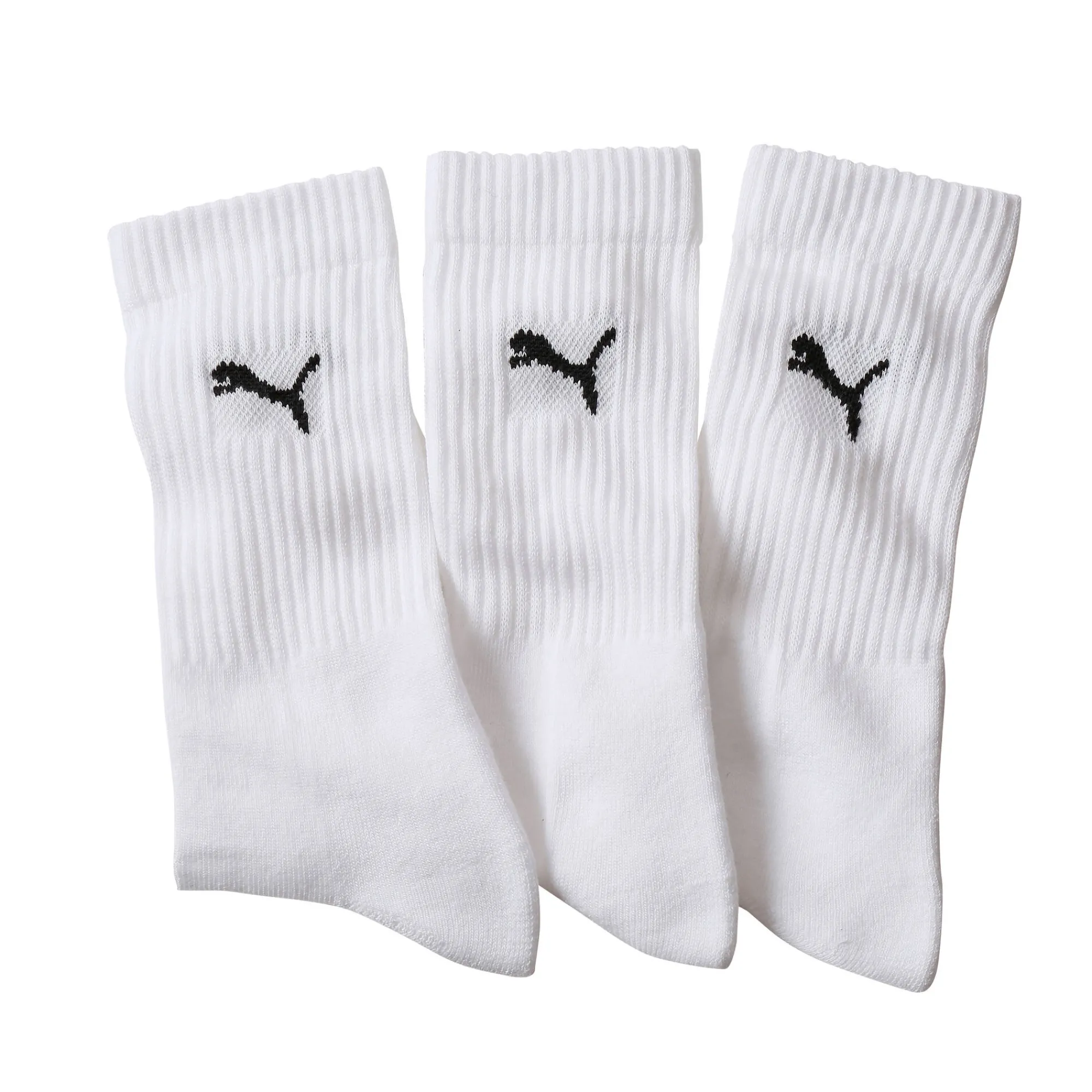 Ondergoed<Puma Sokken Crew - set van 3 paar wit