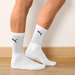 Ondergoed<Puma Sokken Crew - set van 3 paar wit