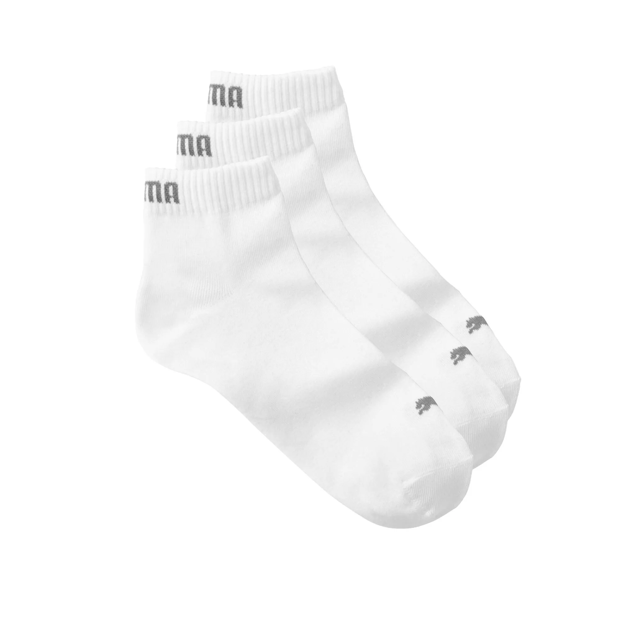 Ondergoed<Puma Sokken Quarter ® - set van 3 paar zwart wit