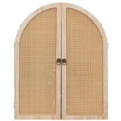 Decoratieartikel<Blancheporte Spiegel met luikjes naturel