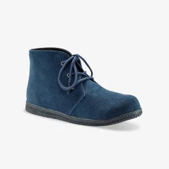 Bottines En Boots|Schoenen<Blancheporte Splitleren bottines met veters marine