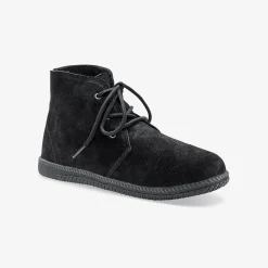 Bottines En Boots|Schoenen<Blancheporte Splitleren bottines met veters zwart