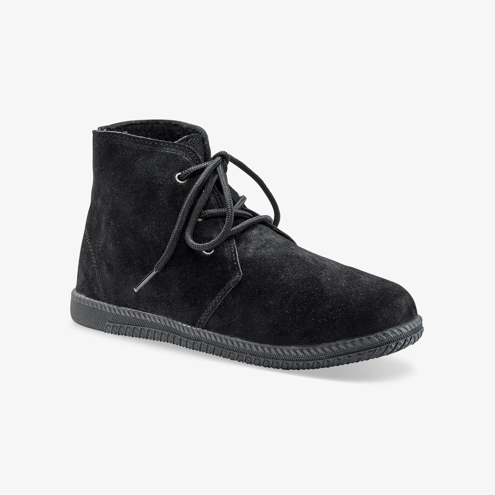 Bottines En Boots|Schoenen<Blancheporte Splitleren bottines met veters zwart