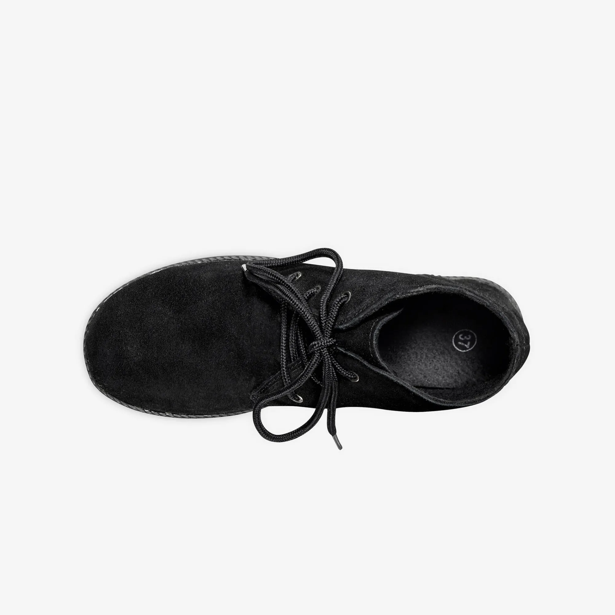 Bottines En Boots|Schoenen<Blancheporte Splitleren bottines met veters zwart