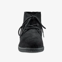 Bottines En Boots|Schoenen<Blancheporte Splitleren bottines met veters zwart