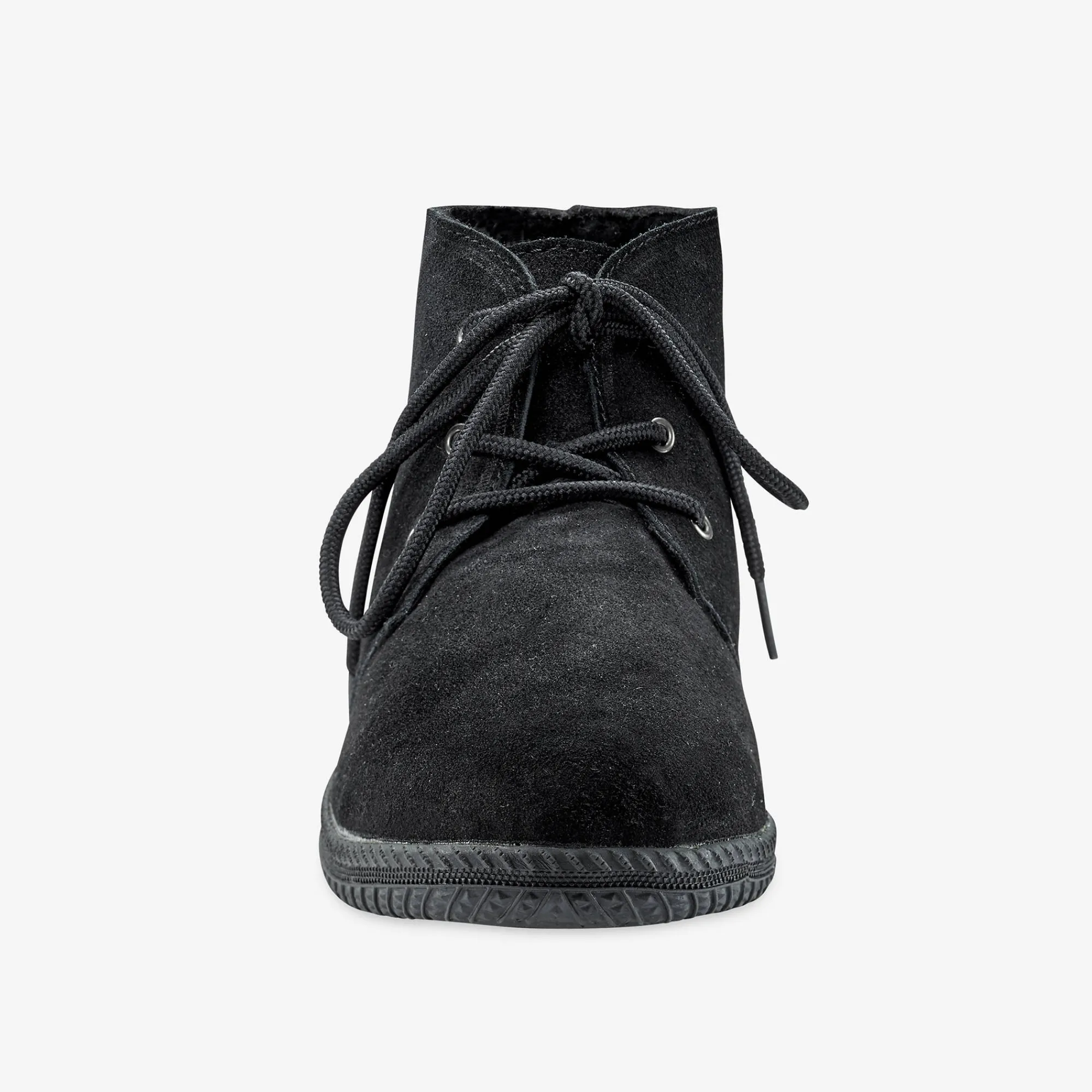 Bottines En Boots|Schoenen<Blancheporte Splitleren bottines met veters zwart