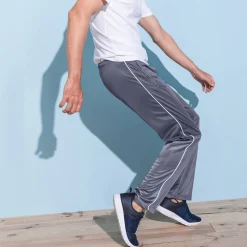 Broek<Blancheporte Sportieve broek met geruwde binnenkant grijs