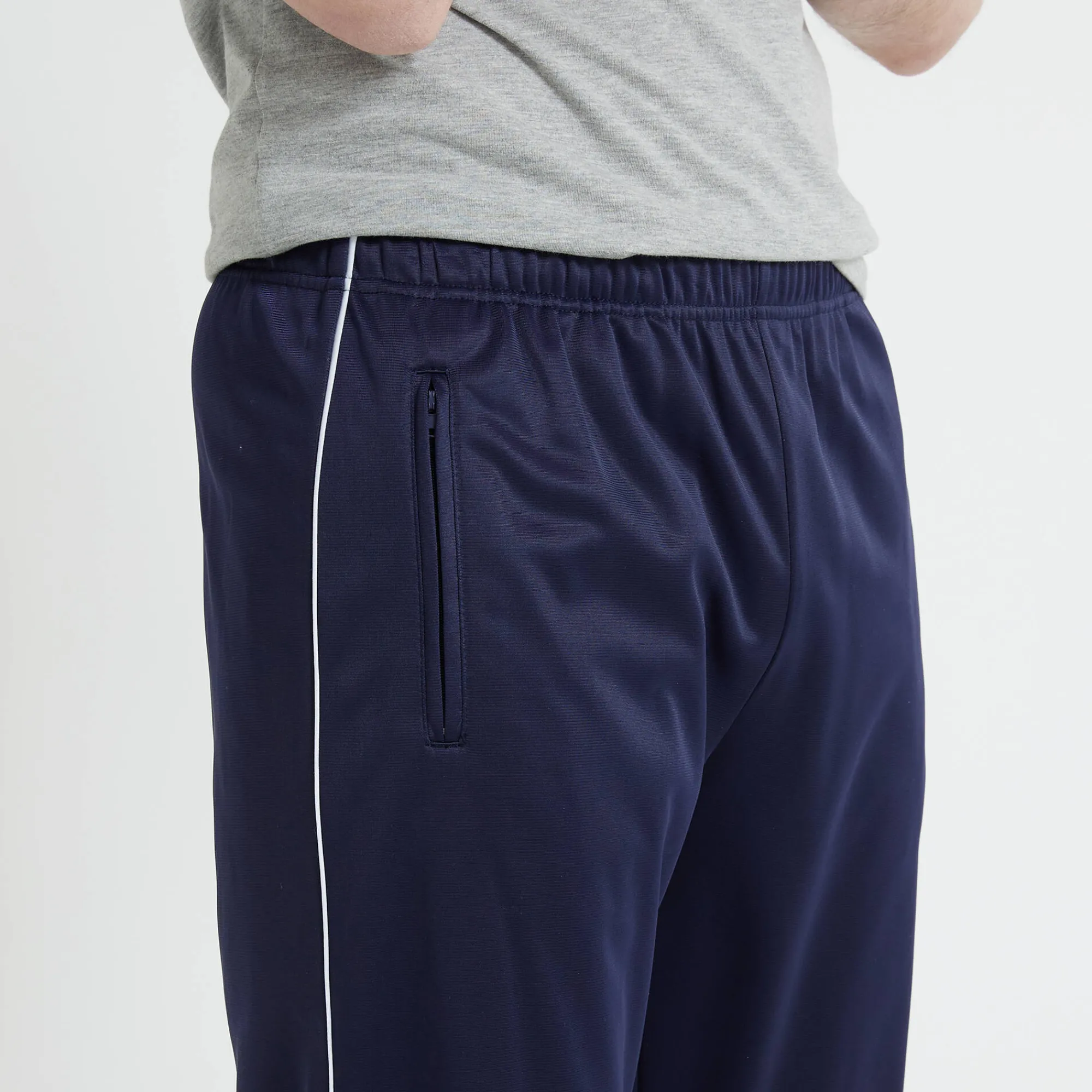 Broek<Blancheporte Sportieve broek met geruwde binnenkant marine