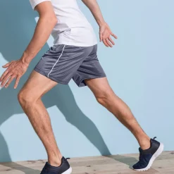 Short En Bermuda<Blancheporte Sportieve, elastsiche short grijs