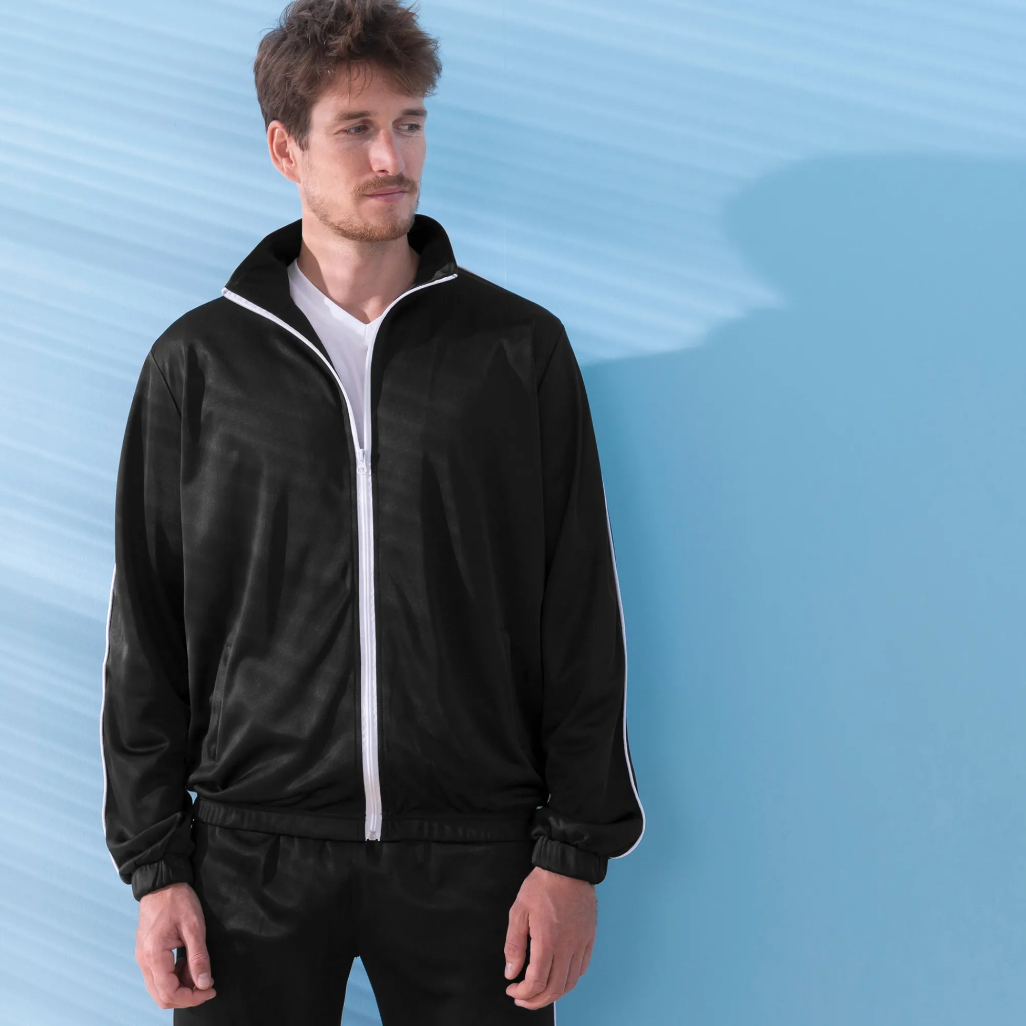 Mantel En Jas<Blancheporte Sportjasje in microvezel met rits zwart