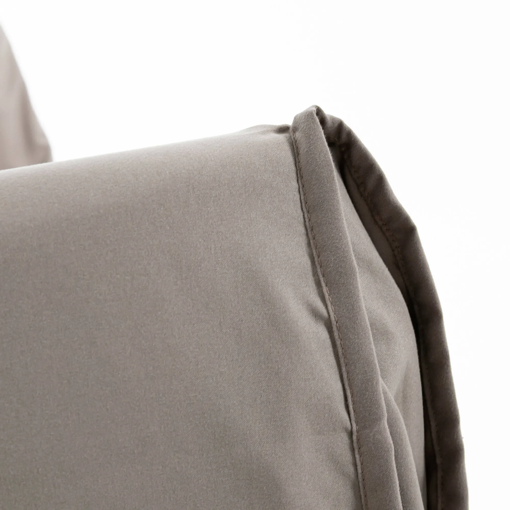 Zitbankhoes<Blancheporte Standaard klik-klakhoes in microvezel taupe