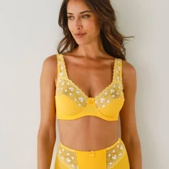 Beha<Confidence Lingerie Steungevende beha in microvezel Caminata - met beugels geel