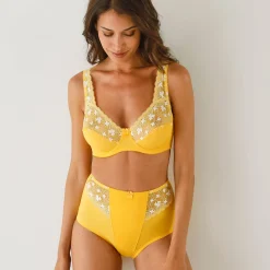 Beha<Confidence Lingerie Steungevende beha in microvezel Caminata - met beugels geel