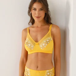 Beha<Confidence Lingerie Steungevende beha in microvezel Caminata - zonder beugels geel