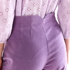 Broek<Blancheporte Steungevende 7/8-broek, hoge taille parma