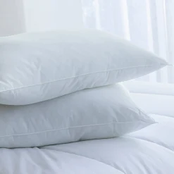 Hoofdkussen<EDONA Stevig hoofdkussen met hotelkwaliteit wit