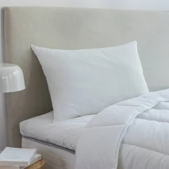 Hoofdkussen<EDONA Stevig hoofdkussen met hotelkwaliteit wit