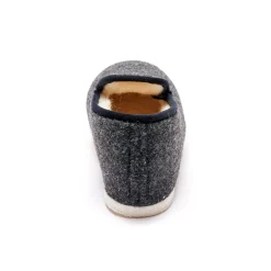 Schoenen|Schoenen Heren<Blancheporte Stille, effen pantoffels met wolvoering antraciet