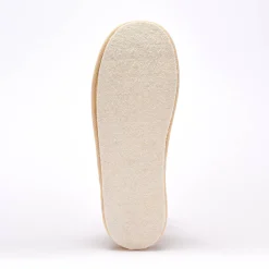 Schoenen|Schoenen Heren<Blancheporte Stille, geruite muiltjes met wolvoering taupe