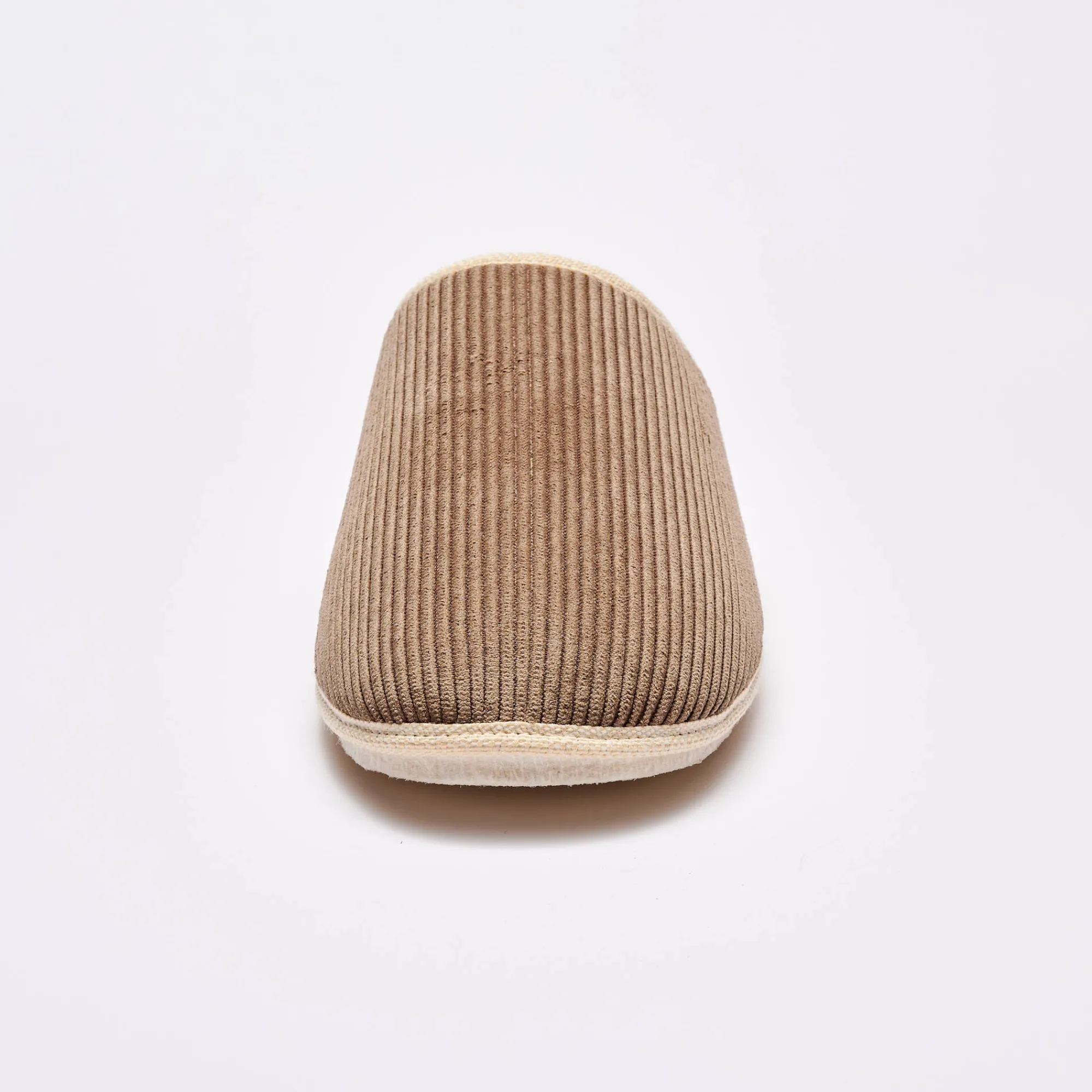 Schoenen|Schoenen Heren<Blancheporte Stille muiltjes in velours met wolvoering taupe