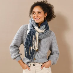 Trui En Vest<Blancheporte Streelzacht vest in patenttricot chiné grijs