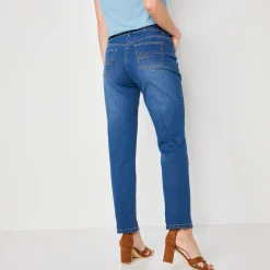 Jeans<Blancheporte Stretch jeans in 'mom' model stone
